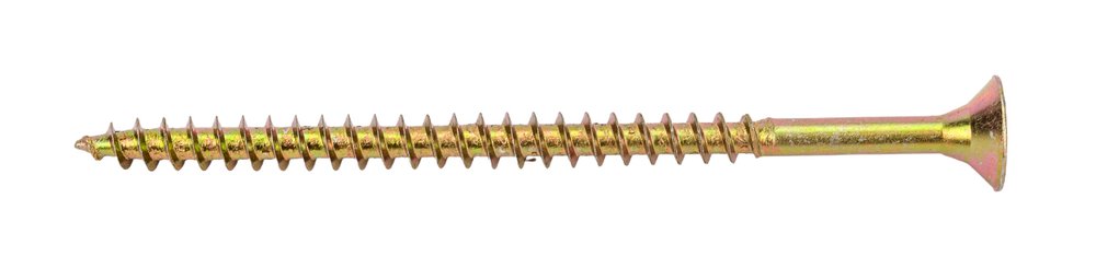 Шуруп крепежная техника жёлтый цинк 5,0x80, 140 шт. 431410 БК