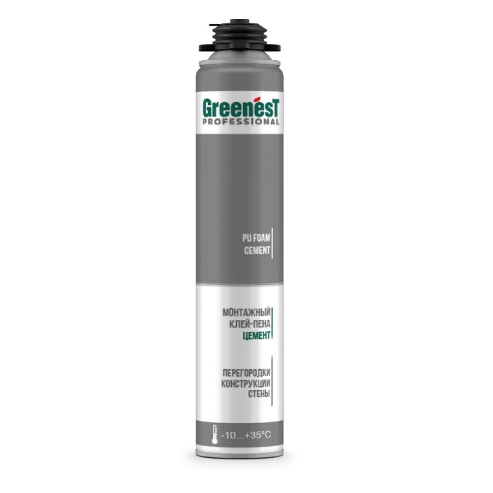 Клей-цемент GreenesT Professional  для кладки блоков, 850мл 187128550