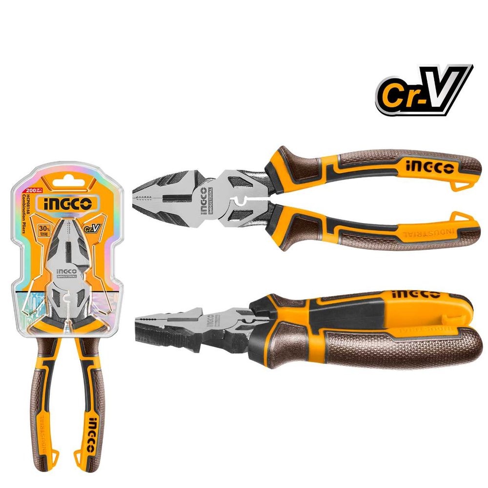 Комбинированные плоскогубцы INGCO 240мм INDUSTRIAL HHCP28240