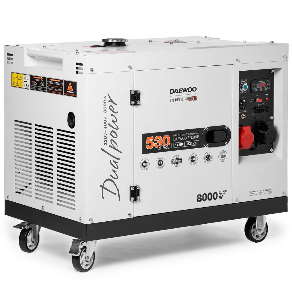 Дизельный генератор с функцией Dual Power Daewoo DDAE 10000DSE-3