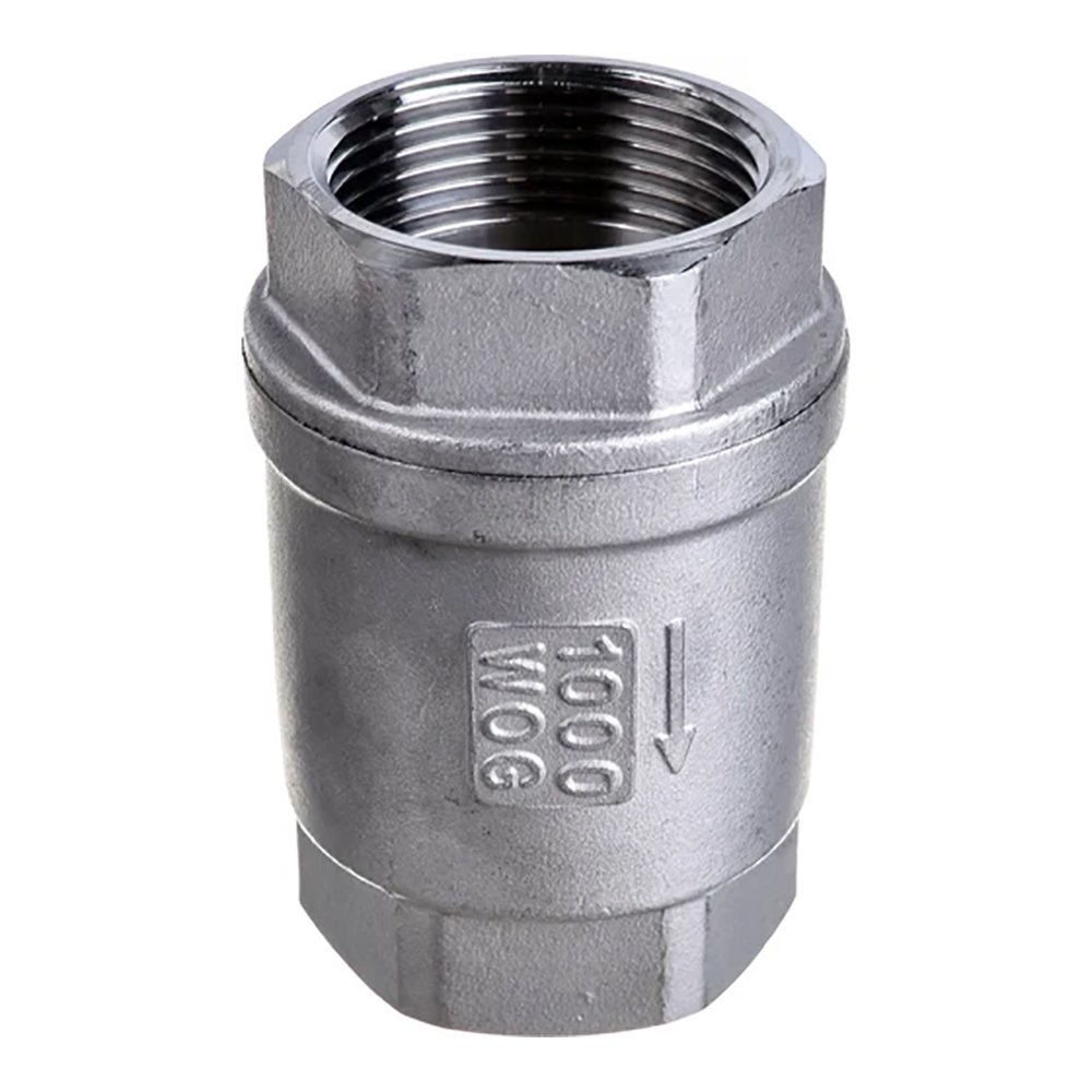 Клапан обратный LSCV 1 1/4″ DN.ru Ду32 Ру16 муфтовый, пружинный, нержавеющая сталь D100-00490