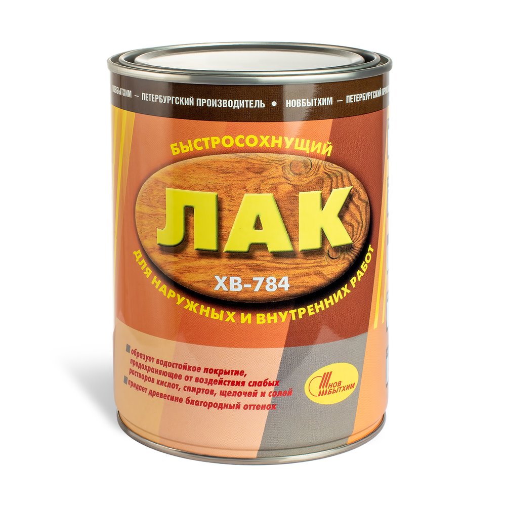 Лак ХВ-784 НОВБЫТХИМ бесцветный, 1 л 124