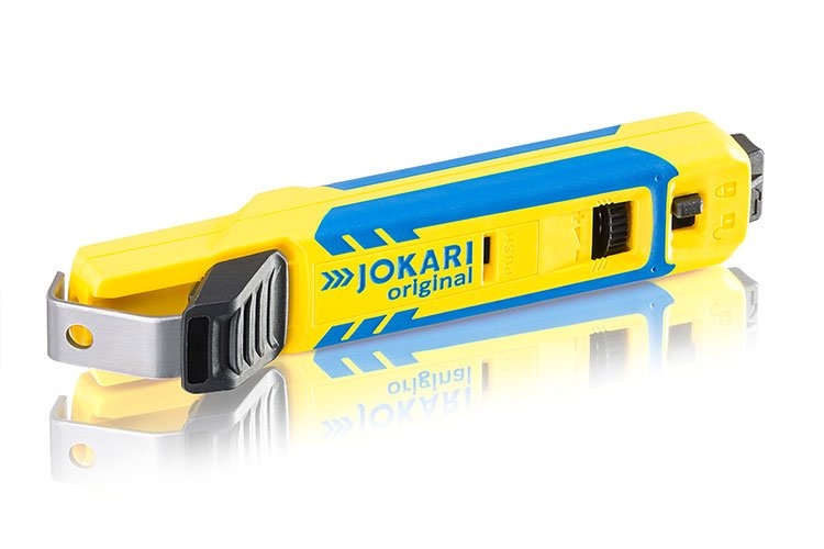 Нож для снятия изоляции с заменой прижимного рычага Jokari System 4-70 70000