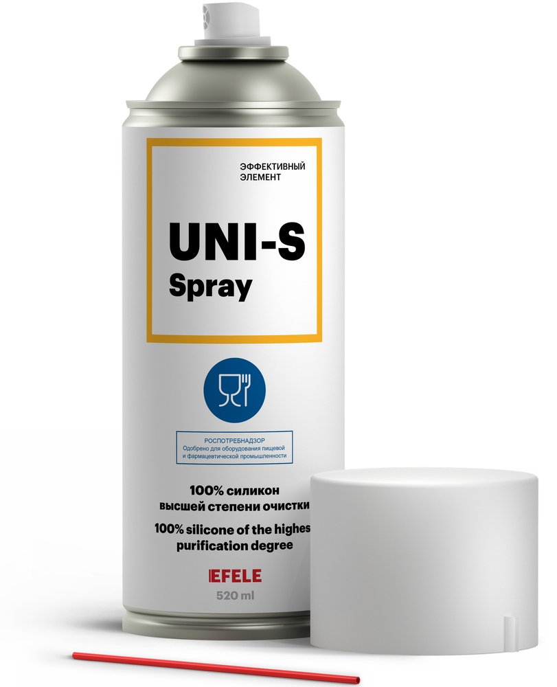 Средство гибридное силиконовое EFELE UNI-S SPRAY (520 мл) 94304 0094304