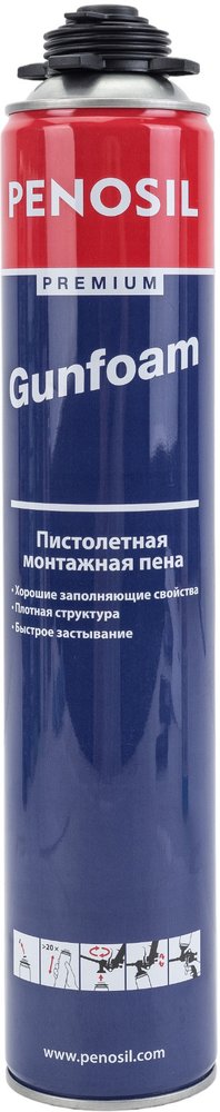 Профессиональная монтажная пена до 45 л Penosil Premium Gunfoam 750 мл A1578Z