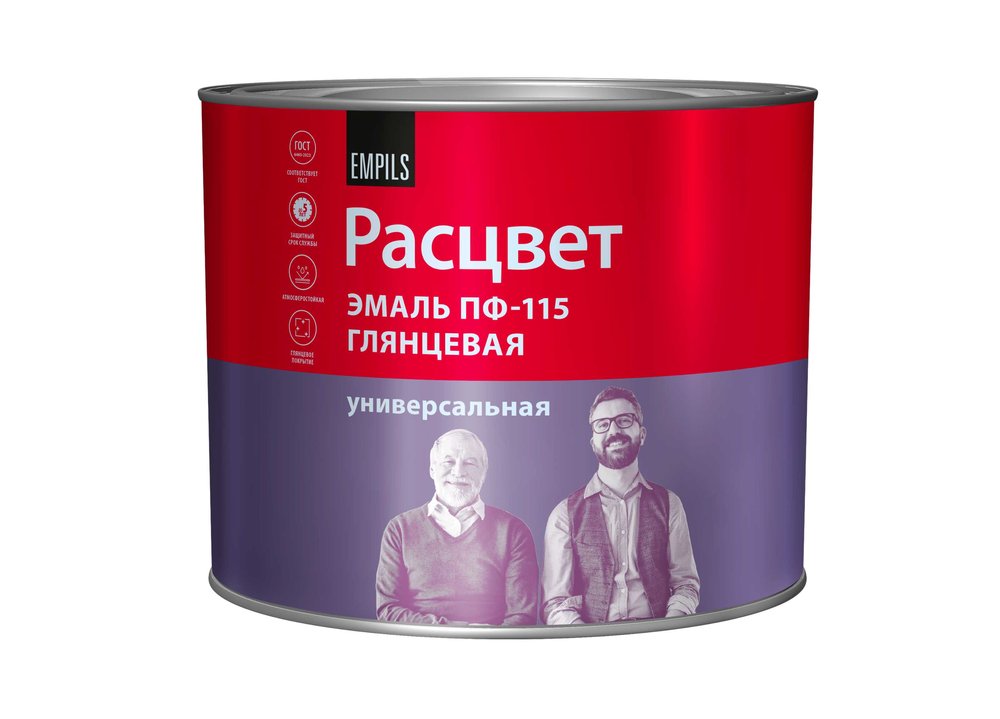 Эмаль Расцвет ПФ-115 бирюзовая, 1.9 кг 9048
