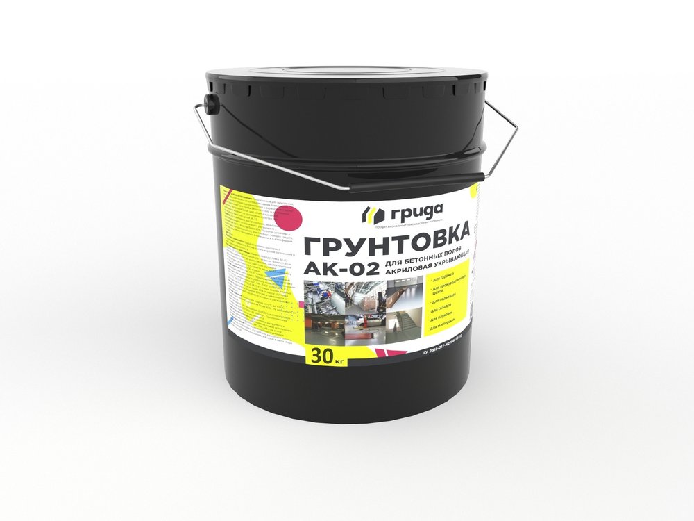 Грунтовка для бетонных полов ГРИДА АК-02 30 кг НФ-00000229