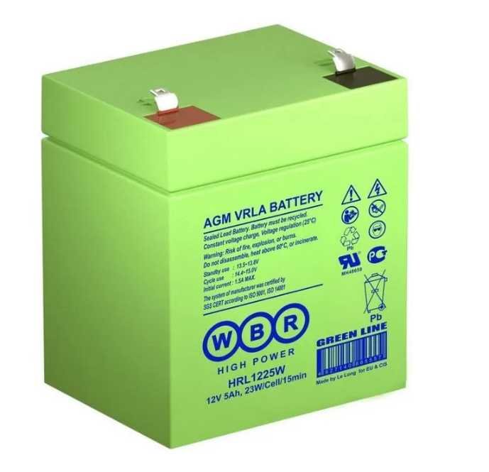 Аккумулятор для ИБП WBR HRL1225W 12В 5,8 Ач УТ-00001929