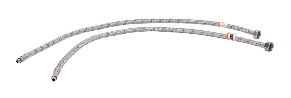 Подводка к смесителю (пара, 0.8 м, 1/2F-M10) VRT 521796