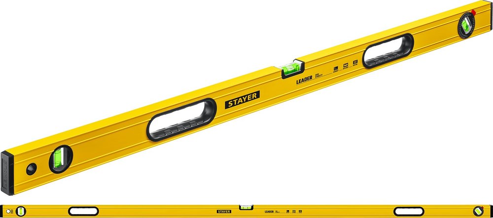 Cтроительный фрезерованный уровень STAYER  Leader 2000 мм 3466-200_z01