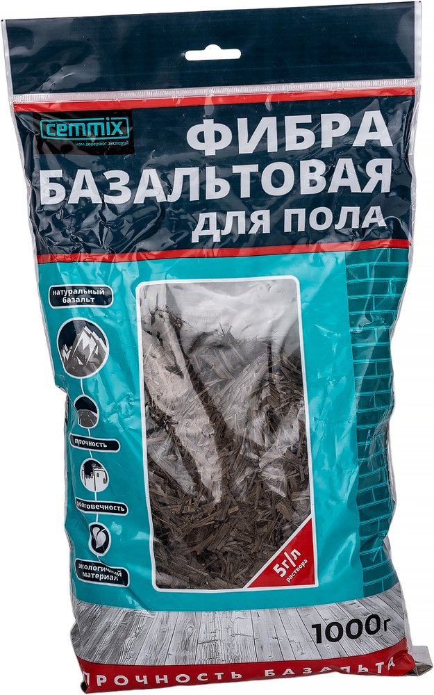 Базальтовая фибра CEMMIX Fibra R, 1 кг 82553541