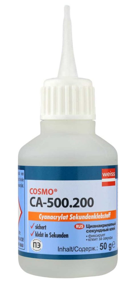 Клей цианоакрилатный COSMOFEN CA-12, 50 г CA-500.200-(50)