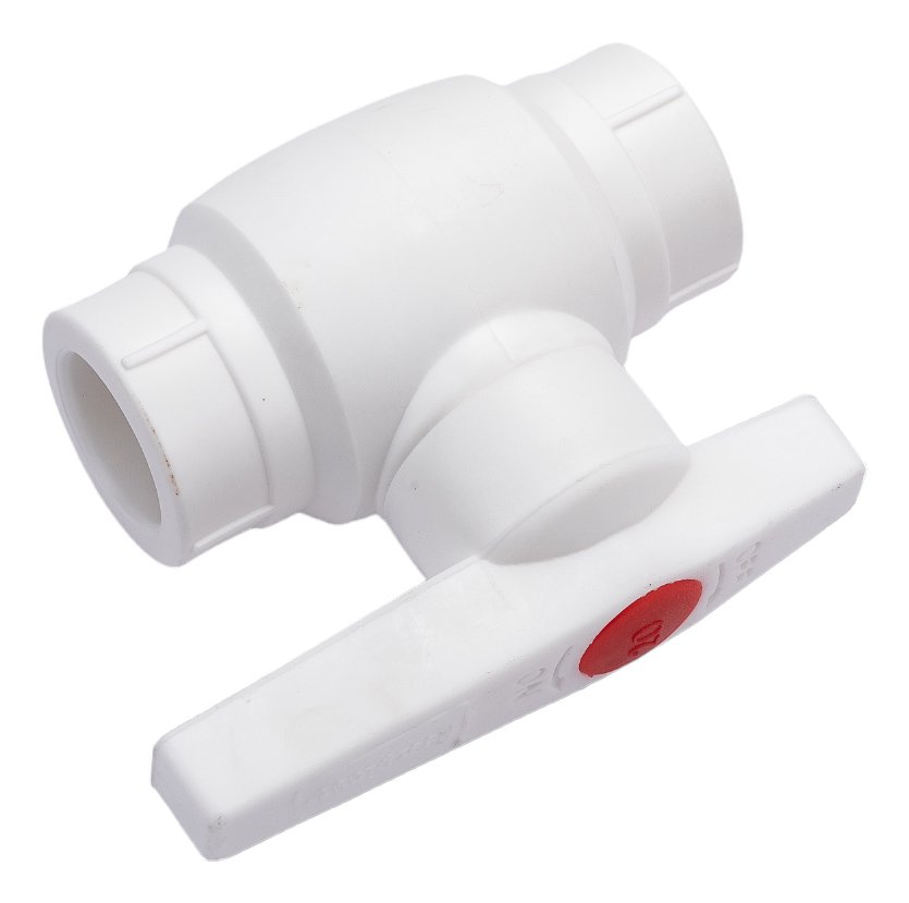 Шаровой кран MeerPlast полипропиленовый PPRC Ду20 Ру25 PRO под приварку D200-00028