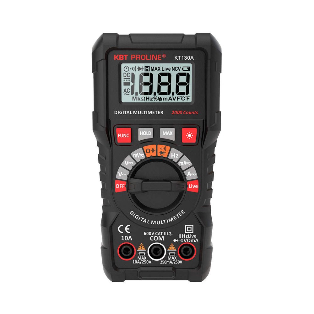 Цифровой мультиметр КВТ KT 130A PROLINE 88549