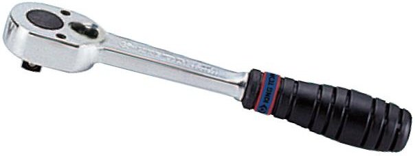 Флажковая трещотка с фиксатором 1/2', 250мм, 32 зубца KING TONY 4779-10GR