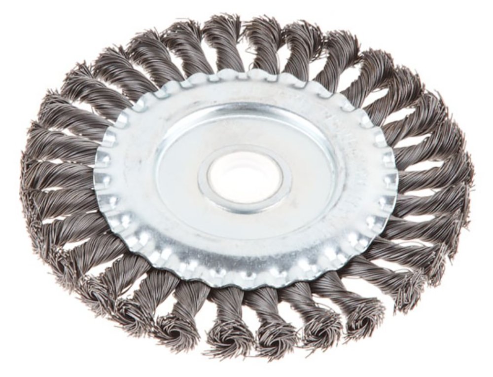 Щетка дисковая для УШМ 150x22.2 мм, витая проволока Gepard GP0894-150
