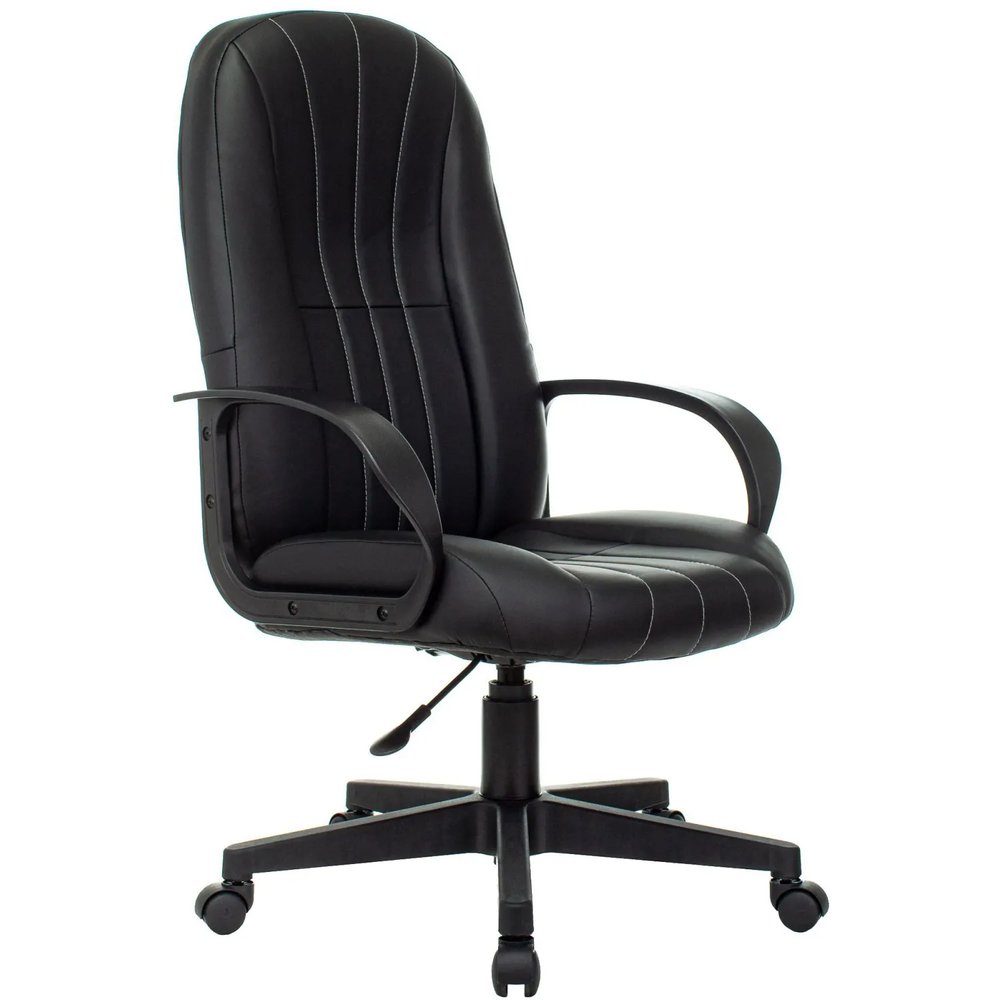 Кресло VB_Echair-658 PU кожзам черный пластик