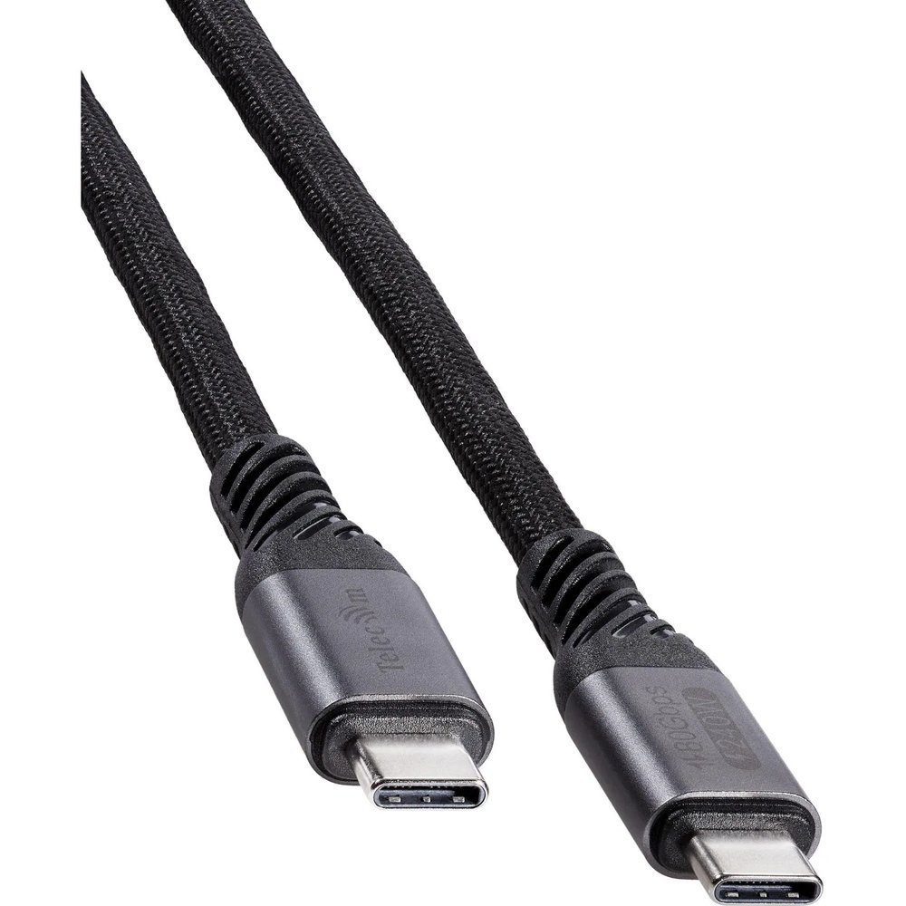 Кабель USB4 TypeCM/CM 16K@60Hz 80GBps, PD 240W, Telecom 1м <,TUS855-1M