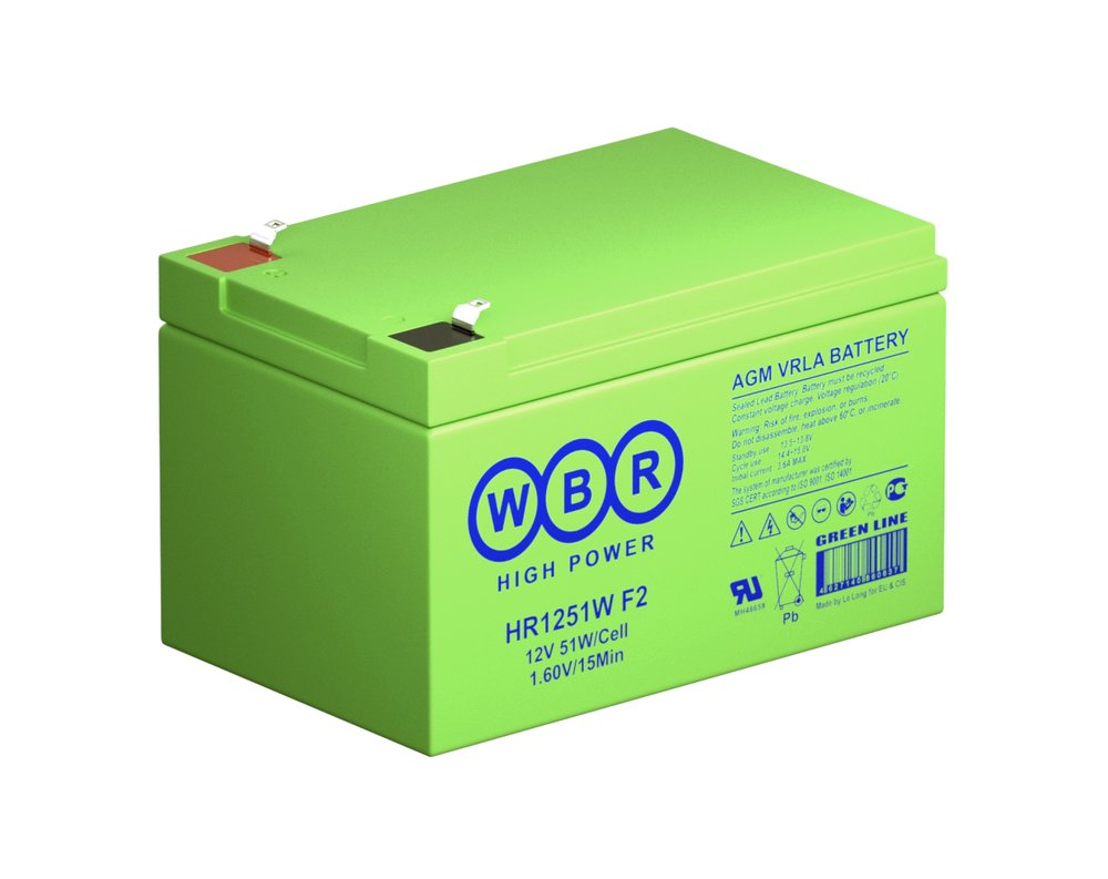 Аккумулятор для ИБП WBR HR1251W F2 12В, 12.9 Ач УТ-00000257