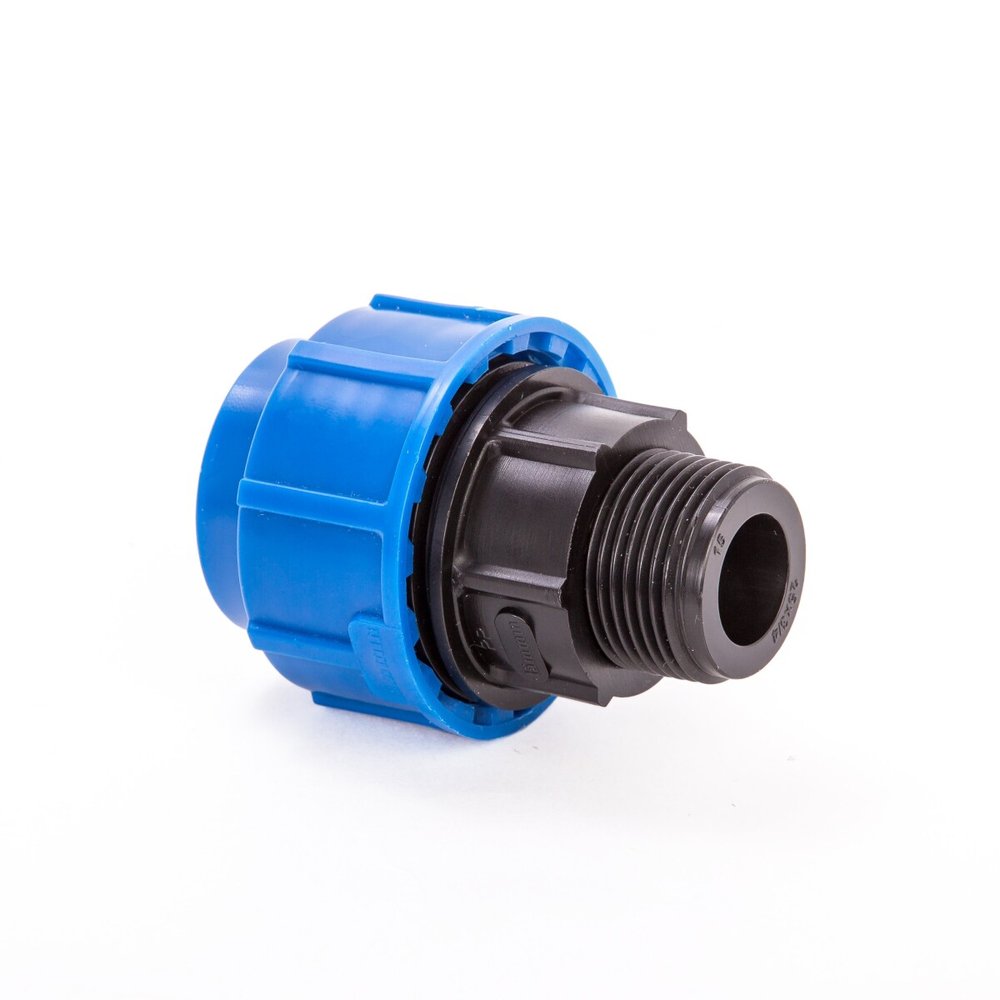 Компрессионная муфта для ПЭ труб LAMMIN нр 20x1/2' Lm34003020015