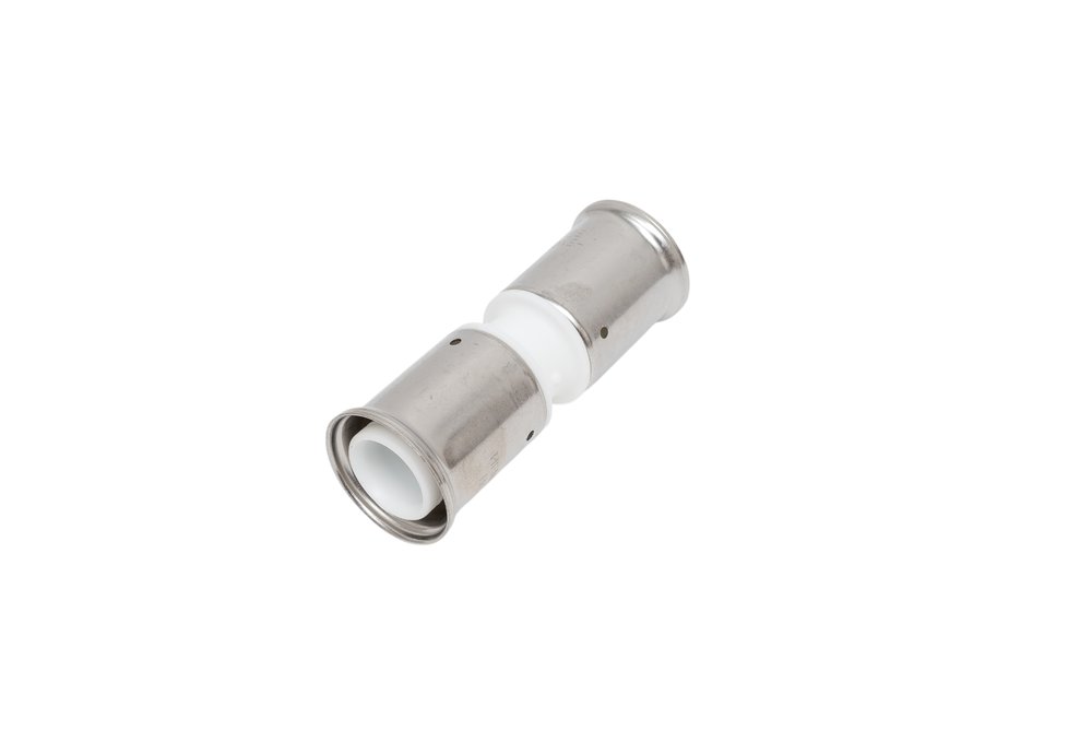 Муфта HENCO ПВДФ пресс, белая, 32x32 15PKW-3232