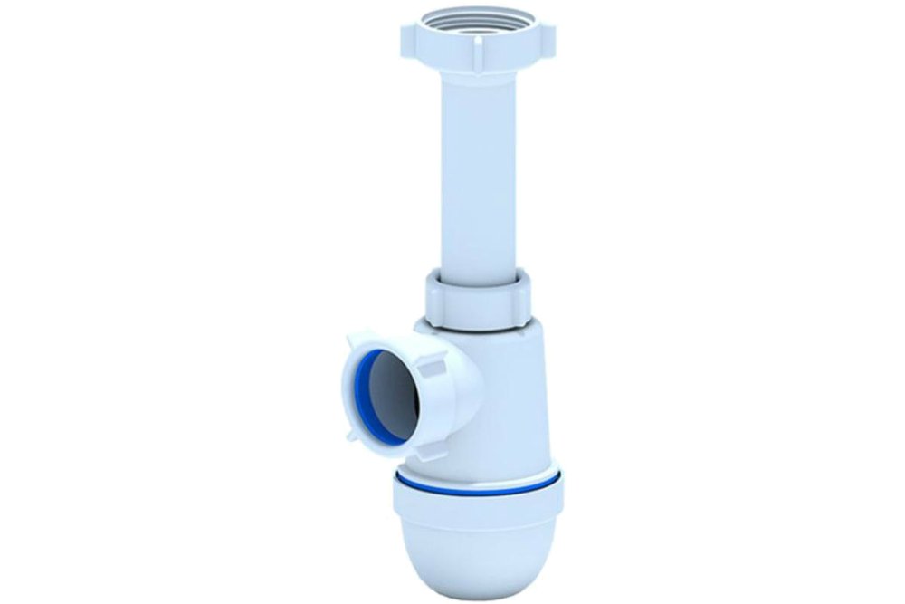Сифон для мойки АНИ Пласт бутылочный, без выпуска, 1 1/2x40 C0120 025-0385