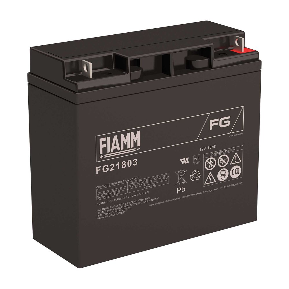 Аккумуляторная батарея 12В, 18 А*ч FIAMM FG21803