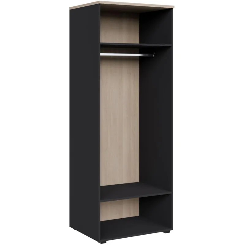 Корпус гардероба К-Loft 241H002 выс.2106 дуб скандин./графит