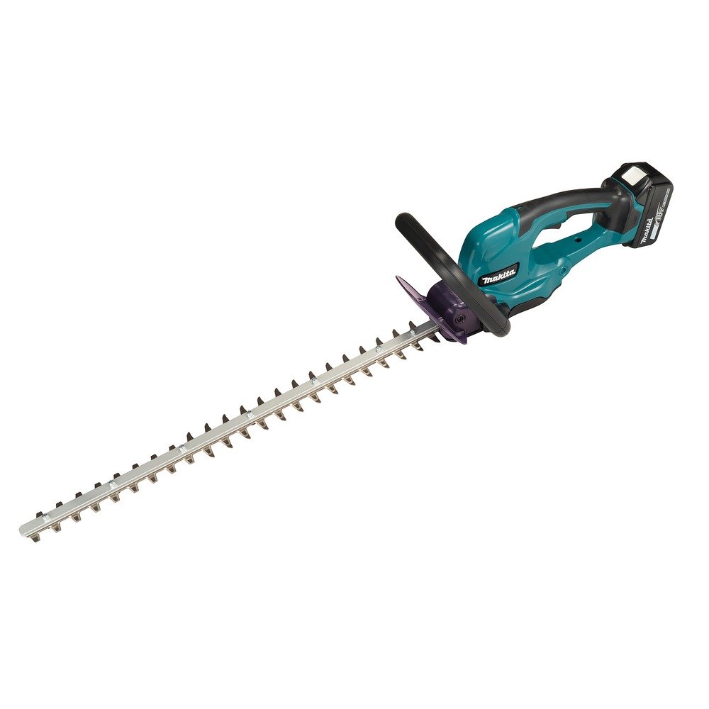 Кусторез аккумуляторный Makita LXT 18В, 250Вт, 60см, 2700 рез/мин, диам.раскрытия 15мм, BL1830B, DC18WC DUH607F001