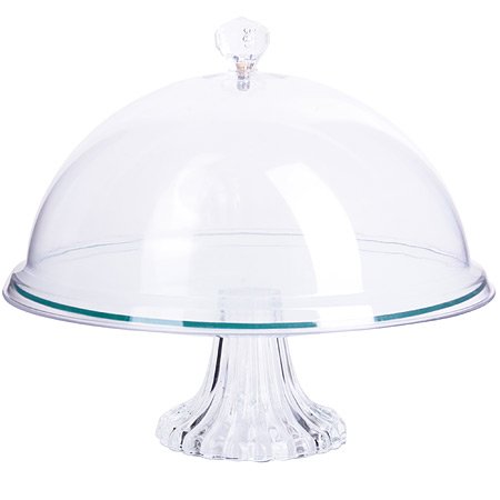 Блюдо LORAINE с крышкой 26x26 см 28672 Блюдо с крышкой стекло 26х26см LR (х8)