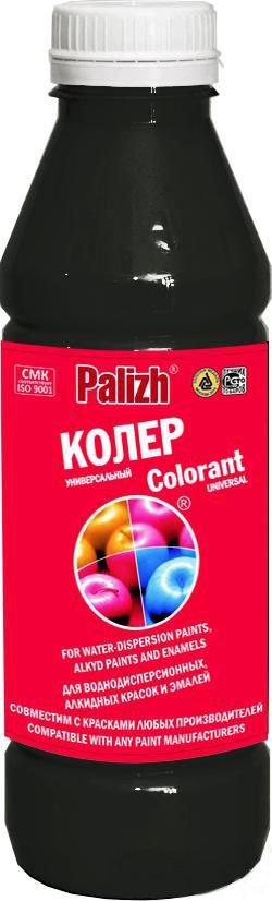Колеровочная универсальная паста Palizh ПалИж СТАНДАРТ по 0,9л/1,170кг черный №18 71745