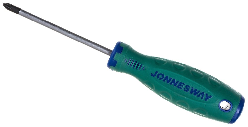 Стержневая крестовая отвертка Jonnesway D71P2100 ANTI-SLIP GRIP, PH2x100 мм 49951
