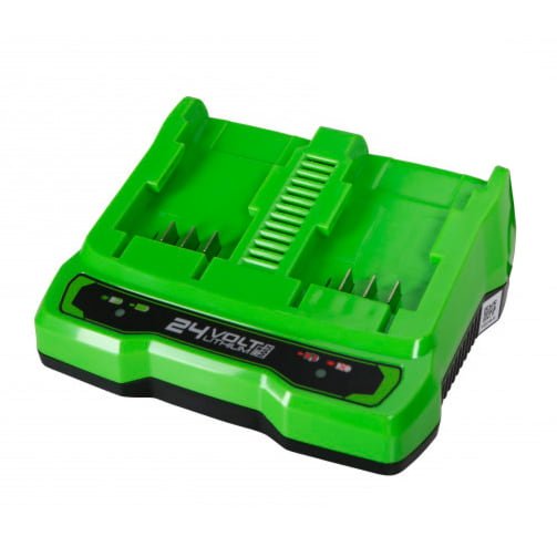 Устройство зарядное для 2-х аккумуляторов G24x2UC2 24 В GreenWorks 2931907