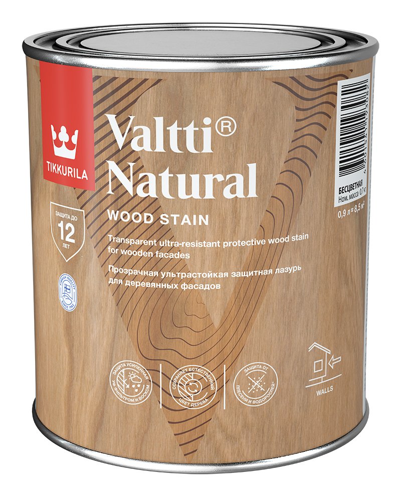 Антисептик Tikkurila VALTTI NATURAL п/гл 0,9л 700011543