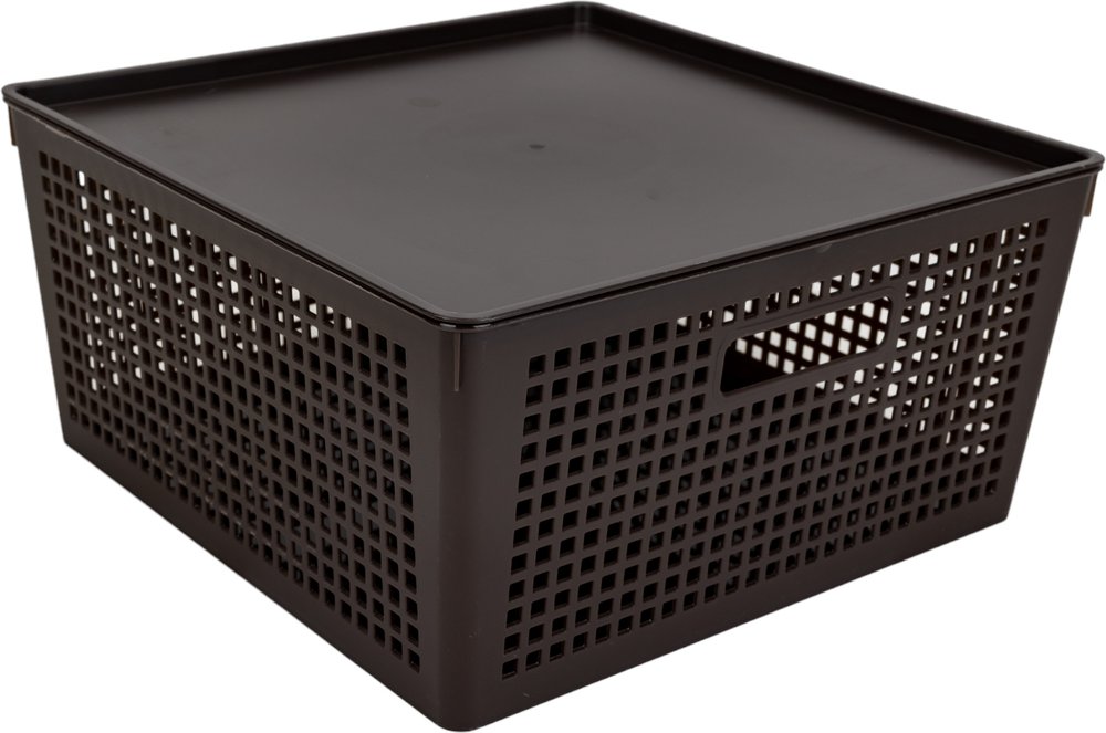 Корзинка с крышкой ПОЛИМЕРБЫТ TRAYMIX 12 л 4346580