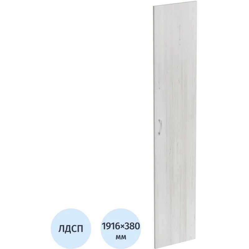 Дверь Easy St ЛДСП (1шт.) 908857 сосна винтер/серый В1910
