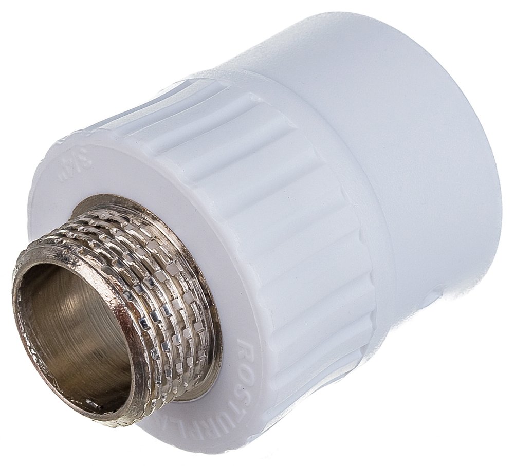 Комбинированная муфта VALFEX PP-R белая, 32х3/4 дюйма НР 10130132 127-0242
