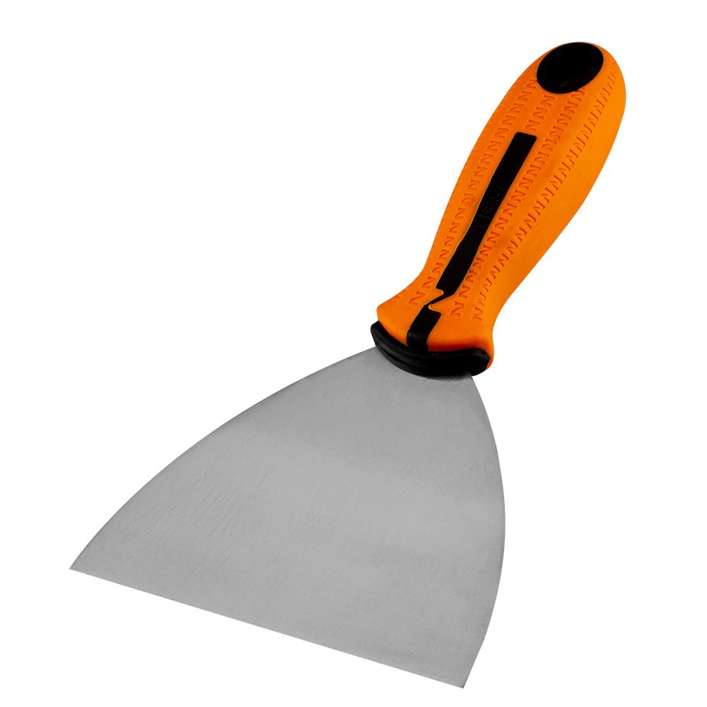 Малярный шпатель NEO Tools 125 мм, нержавеющая сталь, 2-комп ручка 50-357