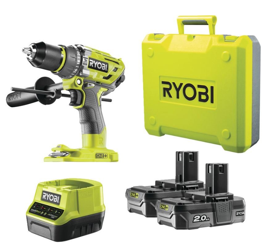 Бесщеточная ударная дрель-шуруповерт Ryobi ONE+ R18PD7-220B 5133004295