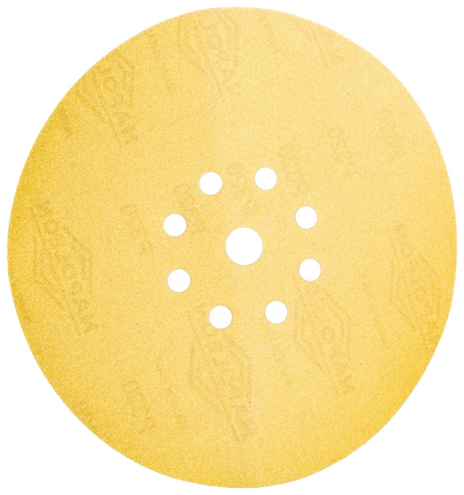Шлифовальный круг на липучке ABRAFORM Giraffe GOLD 225 мм, 9 отв., Р320 AF-GG-320