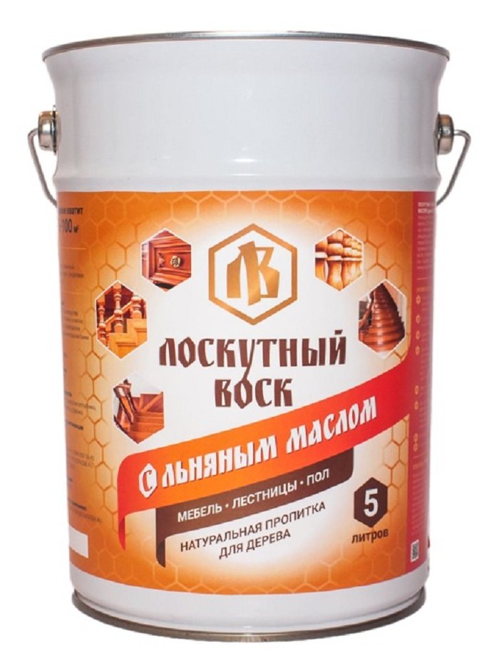 Лоскутный воск с льняным маслом 5л ЛМ0500