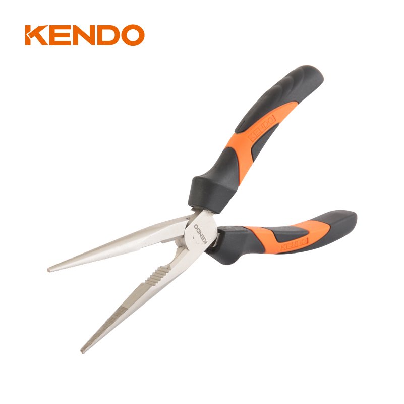 Прямые длинногубцы KENDO 160 мм 10301