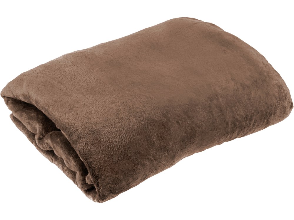Флисовое покрывало PERFECTO LINEA 150x200 см, коричневое, серия Dream 60-150203
