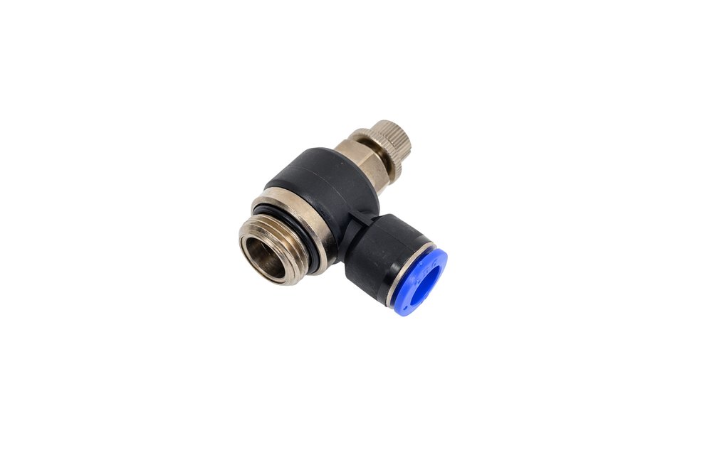 Дроссель с обратным клапаном 12 мм G1/2' CDC Pneumatics NSC 12G04