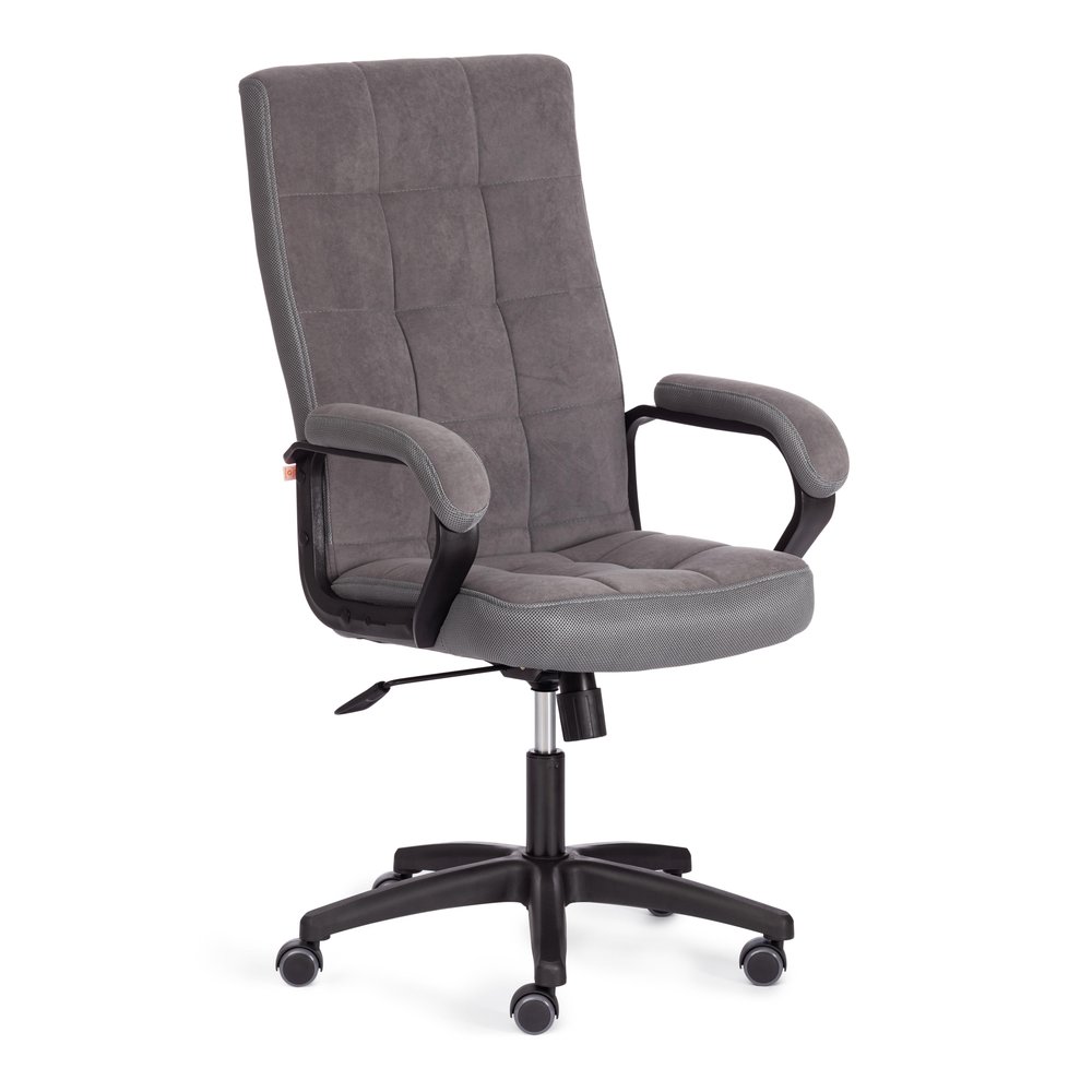 Кресло Tetchair trendy (22) 29/tw-12 флок/ткань, серый 19520