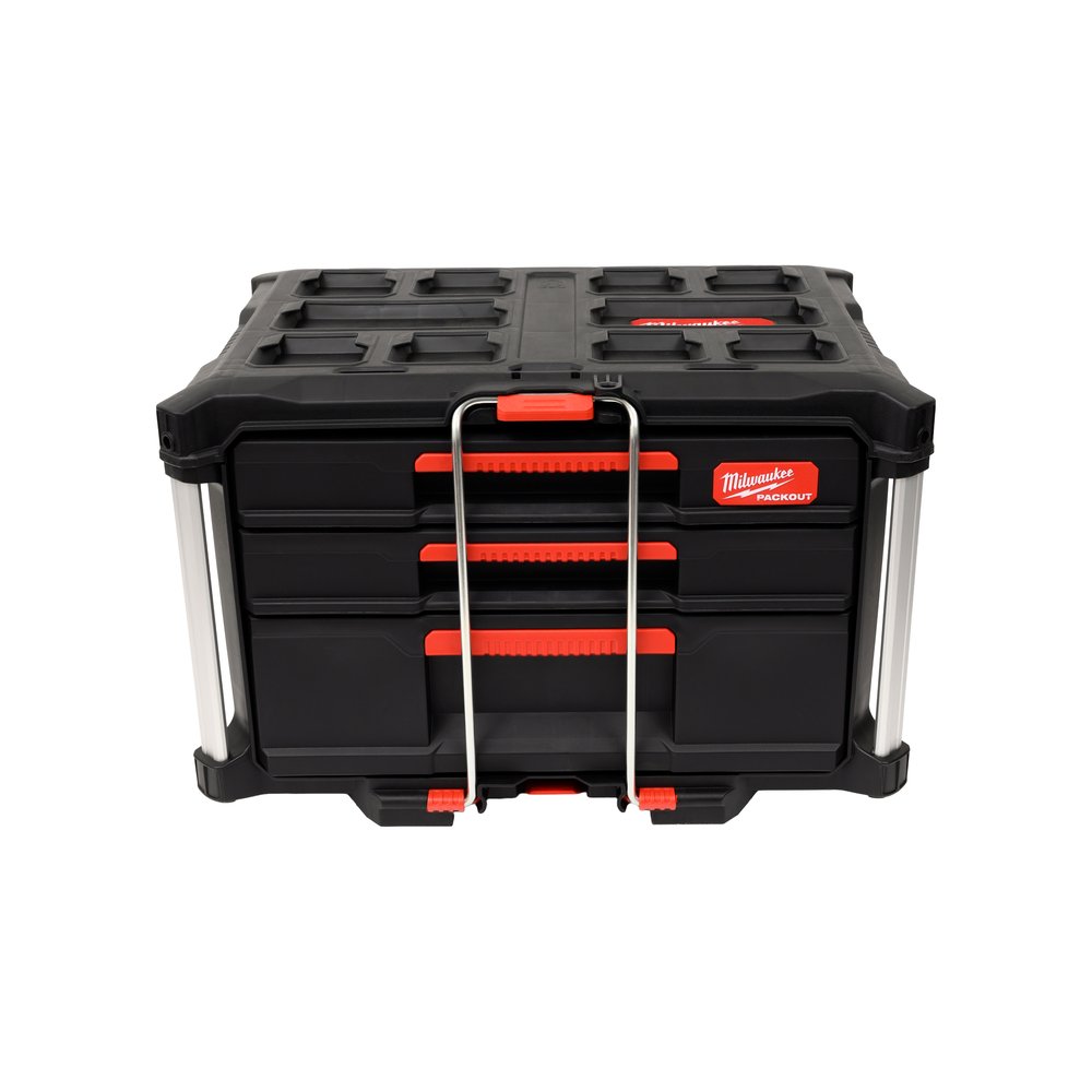 Ящик Milwaukee PACKOUT с 2+1 выдвижными отсеками 4932493190