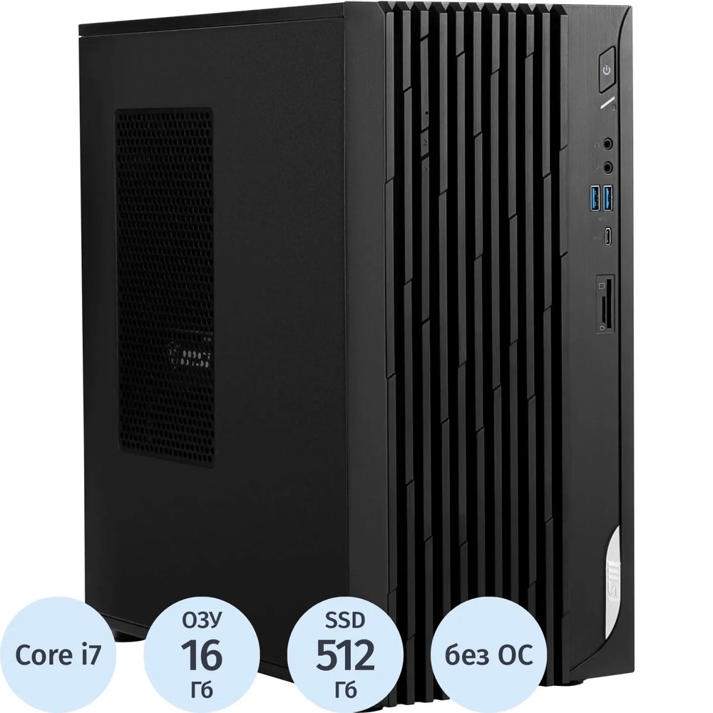 Системный блок MSI Pro DP180 (9S6-B0A741-1096)i7-14700F/5070/16/512/KBM/NOS