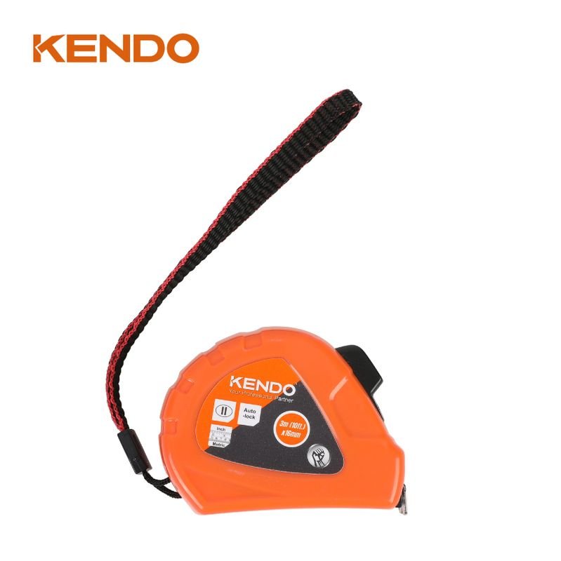 Рулетка ударостойкая с автостопом KENDO 8м х 25мм 35053