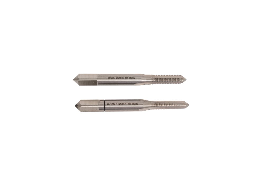 Набор метчиков из 2-х шт. H-Tools М5 шаг 0.8мм DIN352 HSS-G 230050TXHT-2