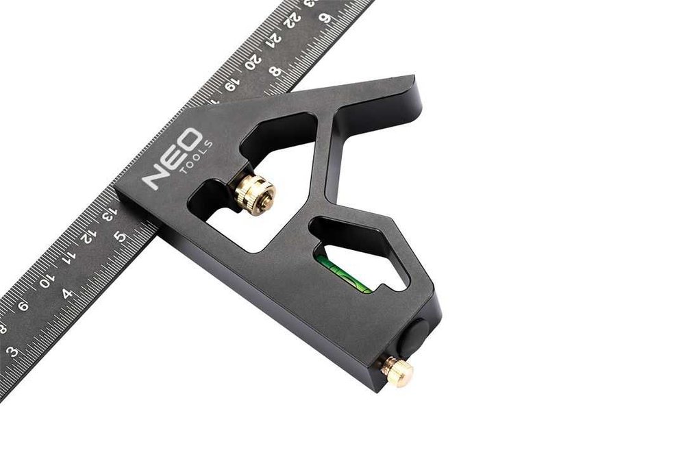 Угольник комбинированный, квадрат NEO TOOLS 30 см 72-127